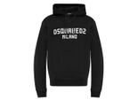 Dsquared2 Milano Logo Cool Fit Schwarzer Hoodie