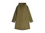 Lambretta Heren Ripstop Waterdichte Parka (Khaki Groen)