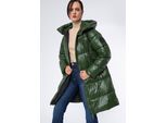 Wittchen Dames Oversized Gewatteerde Jas Groen Nylon