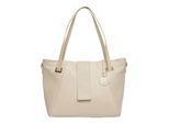 Isabella Rhea Beige Rundleer Tas