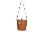 Anna Luchini Brown Rundleer Tas