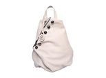 Luisa Vannini Beige Rundleer Tas
