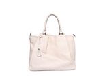 Luisa Vannini Beige Rundleer Tas