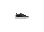 Nieten-Plattform-Sneaker aus Leder