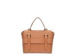Anna Luchini Brown Rundleer Tas