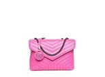 Luisa Vannini Fuchsia Rundleer Tas