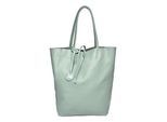 Roberta M Groen Rundleer Tas