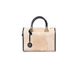 Isabella Rhea Beige Rundleer Tas