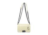 Isabella Rhea Beige Rundleer Tas