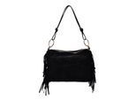 Isabella Rhea Zwart Rundleer Tas