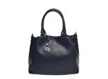 Roberta M Blauw Rundleer Tas