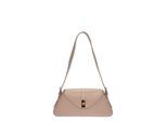 Roberta M Beige Rundleer Tas