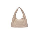 Roberta M Beige Rundleer Tas