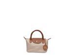 Roberta M Beige Rundleer Tas
