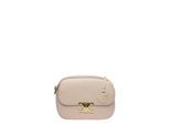Luisa Vannini Beige Rundleer Tas
