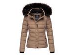 Navahoo Dames Winterjas Miamor – Teddyvoering, Afneembare Capuchon & Bontkraag