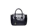 Isabella Rhea Zwart Rundleer Tas