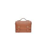 Luisa Vannini Brown Rundleer Tas