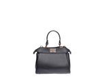 Roberta M Zwart Rundleer Tas