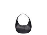 Isabella Rhea Zwart Rundleer Tas