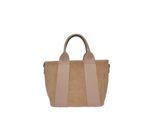Luisa Vannini Beige Rundleer Tas