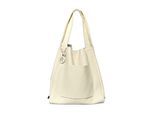 Isabella Rhea Beige Rundleer Tas