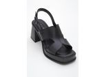 Zennia Leder Plateau Sandale (Women)