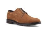 Hush Puppies Sterling Suède Leren Heren Tan Standaard Veterschoenen