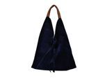 Anna Luchini Blauw Rundleer Tas