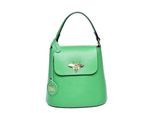 Roberta M Groen Rundleer Tas