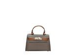 Isabella Rhea Tweekleurig Rundleer Tas