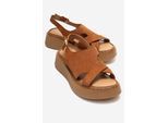 Vien Leder-Plateau-Sandale (Damen)