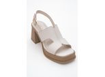 Zennia Leder Plateau Sandale (Women)