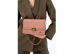 Wittchen Damen-Umhängetasche aus Leder mit Kette, Rosa, Naturleder