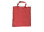Rode Jersey Stof Logo Schouder Shop Tas