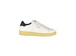 Blauer Weißer Polyurethan Herren Sneaker