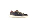 Blauer Blauw Leren Heren Sneakers