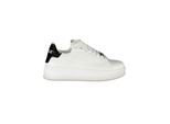 Gaelle Paris Witte Polyurethaan Dames Sneakers