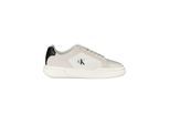 Calvin Klein Bianco Leren Heren Sneakers