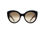 Salvatore Ferragamo Cat Eye Womens Zwart Gancini Grijs SF964S