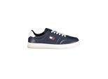 Tommy Hilfiger Blauwe Leren Heren Sneakers