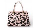 Laura Vita Aramis-08 Dames Schoudertas met Roze Bloemenprint en Verstelbare Bandjes