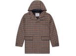 Aquascutum Active Wollen Jas Met Capuchon En Clubruitpatroon