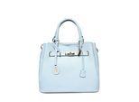 Anna Luchini Turquoise Rundleer Tas