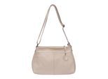 Isabella Rhea Beige Rundleer Tas