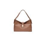 Anna Luchini Brown Rundleer Tas