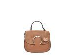 Luisa Vannini Brown Rundleer Tas