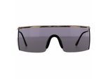 Tom Ford Pavlos Shield Zonnebril in Zwart Metaal