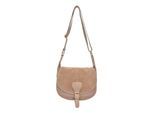 Luisa Vannini Beige Rundleer Tas