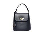 Roberta M Zwart Rundleer Tas